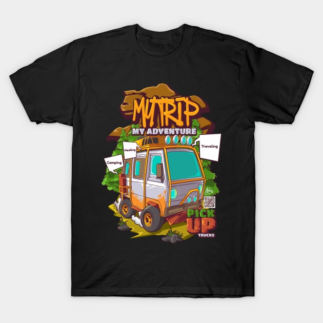 My Trip My Adventure T-Shirt by Alsiqcreativeart